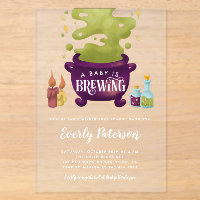 Witch's Brew Halloween Baby Shower