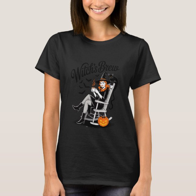 Witch's Brew Halloween Magic Charm T-Shirt (Front)