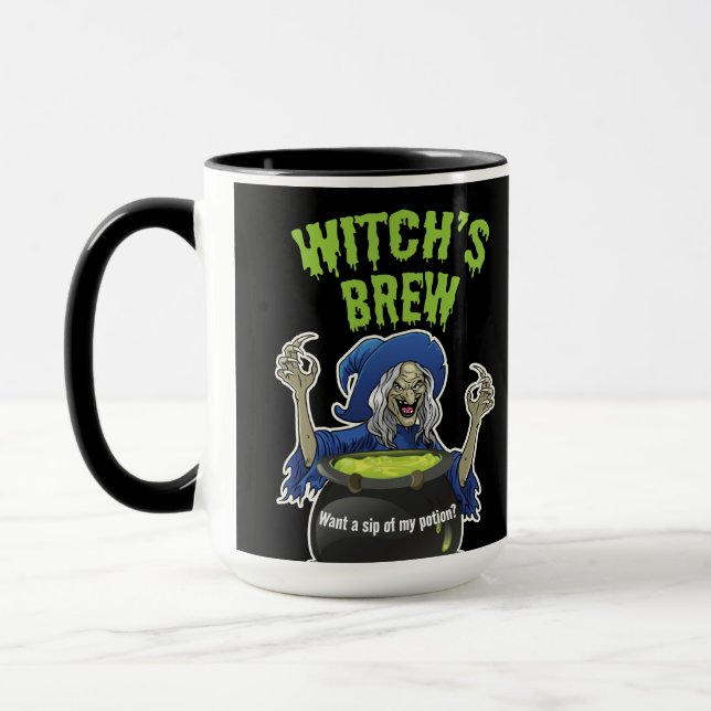 "Witch's Brew" Halloween Mug (Left)