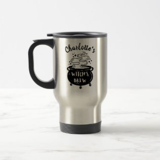 Witch's Brew Personalised Halloween Travel Mug