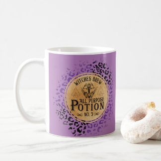 Witch's Brew Potion Design Coffee Mug Cup
