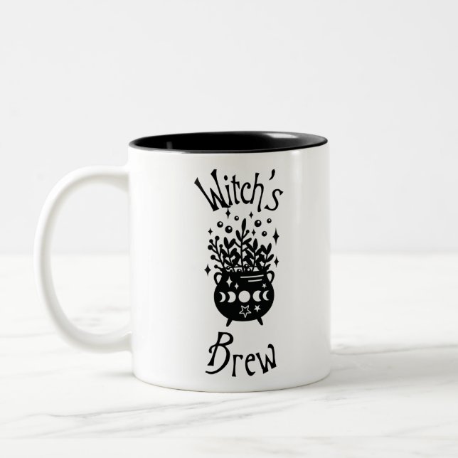 Witch's Brew Two-Tone Coffee Mug (Left)