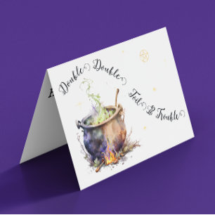 Witch's Cauldron Card