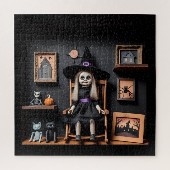 Witch's Cursed Doll House Jigsaw Puzzle (Vertical)