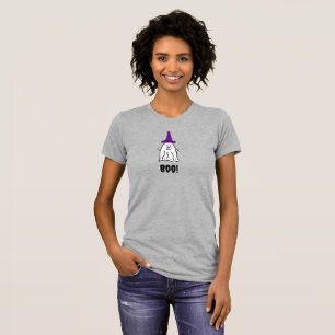 Witch's Hat Halloween Ghost T-Shirt