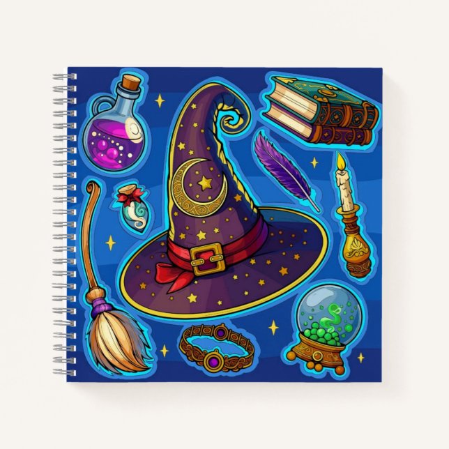 Witch's hat notebook (Front)