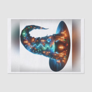 Witch's Hat Wizard's Hat Decoupage Paper 