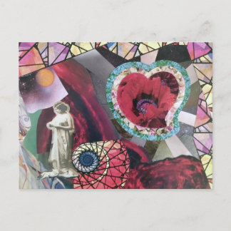 Witch's Heart Holiday Postcard
