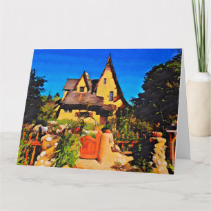 WITCH'S HOUSE OF BEVERLY HILLS Jumbo Greeting Card
