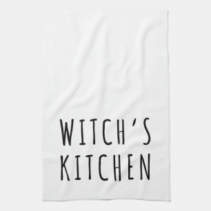 Witch's Kitchen White Tea Towel