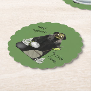 Witch's Rainee Brew Paper Coaster
