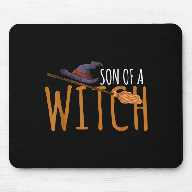 Witch's son halloween hat  mouse pad (Front)
