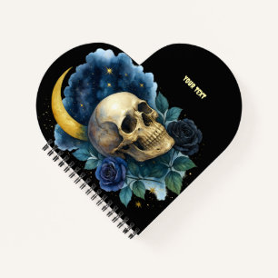 Witchy Aesthetic Gothic Floral Halloween Creepy Notebook