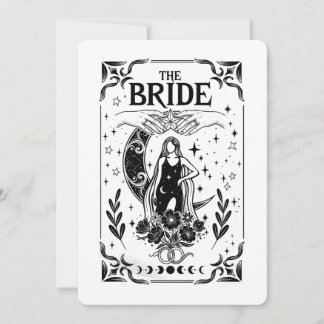 Witchy Bachelorette Bride Coven Gothic Wedding Invitation