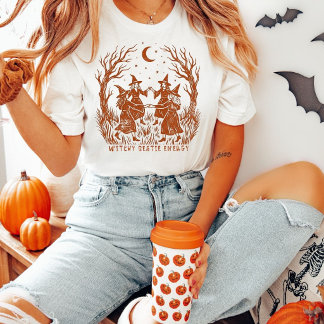 Witchy Bestie Energy Halloween T-Shirt