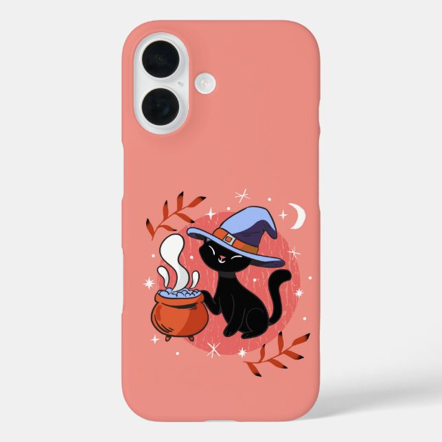 Witchy Black Cat  Case-Mate iPhone Case (Back)