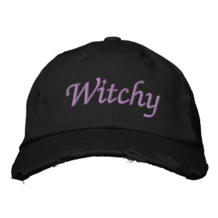 Witchy by SRF Embroidered Hat