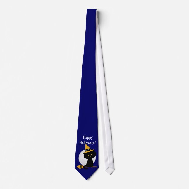 Witchy Cat Tie (Front)