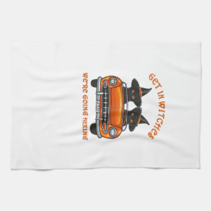 Witchy Cats Going Hexing Oversized T-Shirt Tea Towel