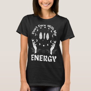 Witchy Celestial Moon And Crystals T-Shirt