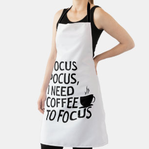 Witchy Coffee Halloween Apron