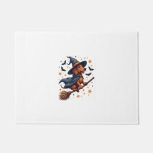 Witchy Dachshund Delight Doormat