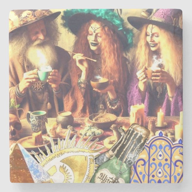 Witchy Drink Coasters (Front)