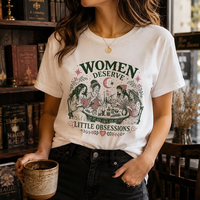 Witchy Feminist Little Obsessions Women T-Shirt (Creator Uploaded)