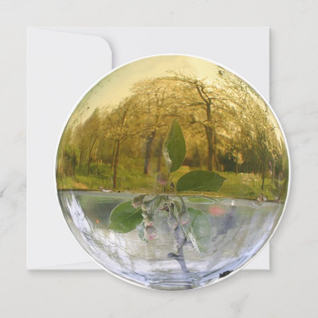 Witchy Flower Essence Dew Thank You Card (Front)