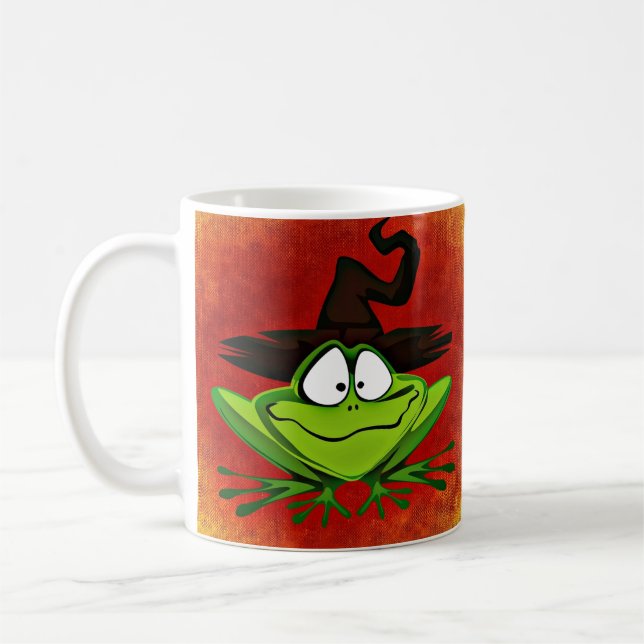 Witchy Frog Coffee Mug (Left)