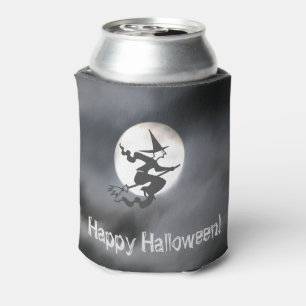 Witchy Full Moon Night Can Cooler