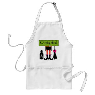 Witchy Girl Halloween T-shirts and Gifts Standard Apron