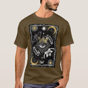 Witchy Goth Mystic Eye Vintage Fairy Grunge Distre T-Shirt