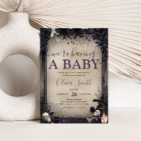 Witchy Gothic Halloween Baby Shower