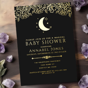Witchy Gothic Tarot Card Baby Shower
