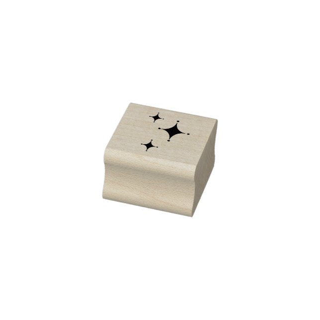 Witchy Halloween Magic Twinkle Stars  Rubber Stamp (Stamp)