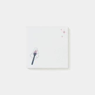 Witchy Halloween Magic Wand and Twinkle Stars Post-it Notes