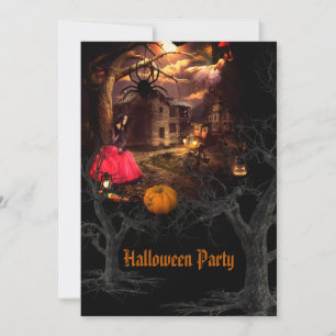 Witchy Halloween Party Invitation