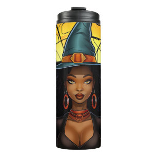 Witchy Halloween Thermal Tumbler