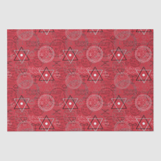 Witchy Halloween Wiccan Pentagram Pentacle    Tissue Paper