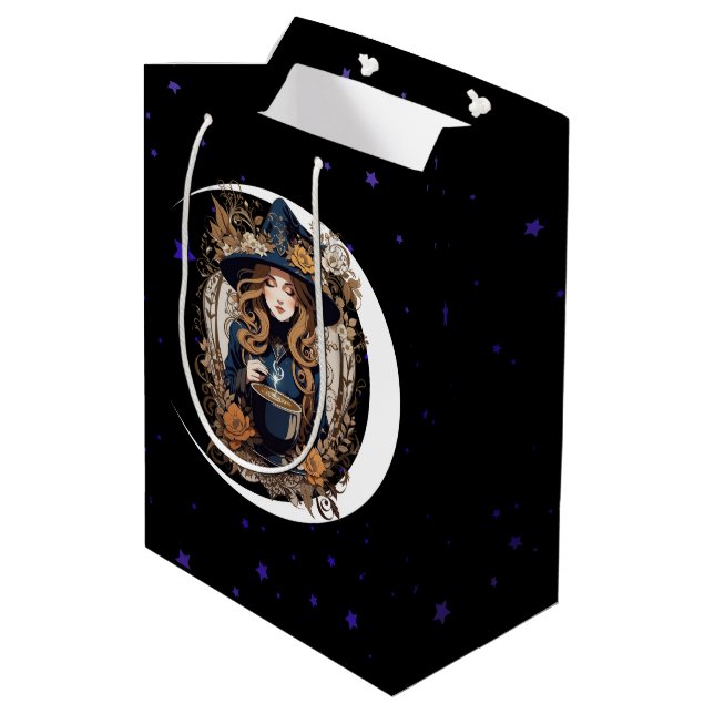 Witchy Kitchen  Medium Gift Bag (Back Angled)