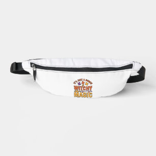 Witchy Magic Halloween Typography Design_1 Bum Bags
