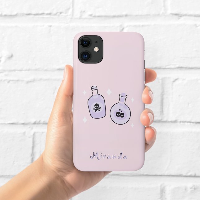 Witchy Magic Potions Pink Phone Case (Creator Uploaded)