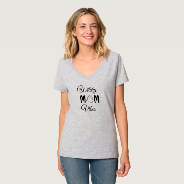 WITCHY MOM VIBES T-SHIRT (Front Full)
