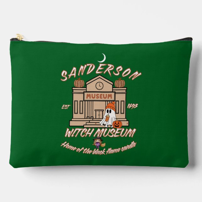  Witchy October Vibes T-shirt Halloween Tee Accessory Pouch (Front)