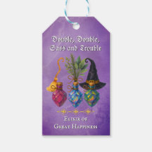 Witchy Potion Gift Tag – Halloween Elixir Party
