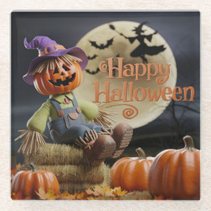 Witchy Pumpkin Drink Coaster