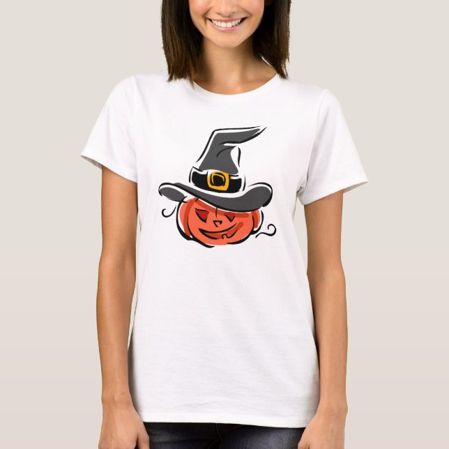 Witchy Pumpkin T-Shirt (Front)
