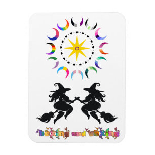 Witchy Queer Pride Magnet