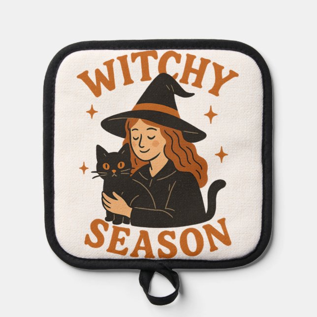 Witchy season pot holder (Front)